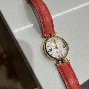 Fossil x Barbie Limited Edition Pink Leather Watch Vintage Collector Piece
